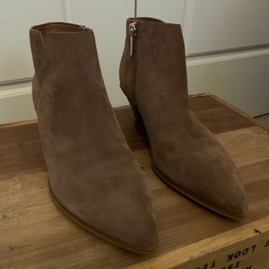 Franco Sarto Leather Bootie Size 8